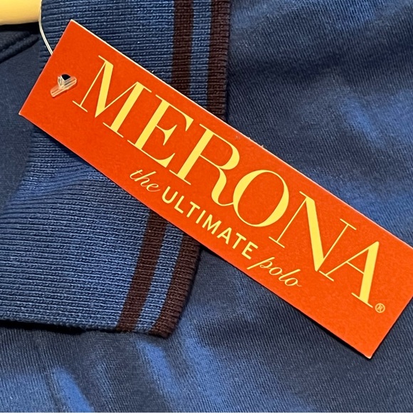 Merona Royal Blue XL Ultimate Polo with Black Contrast Tipping - Picture 8 of 8